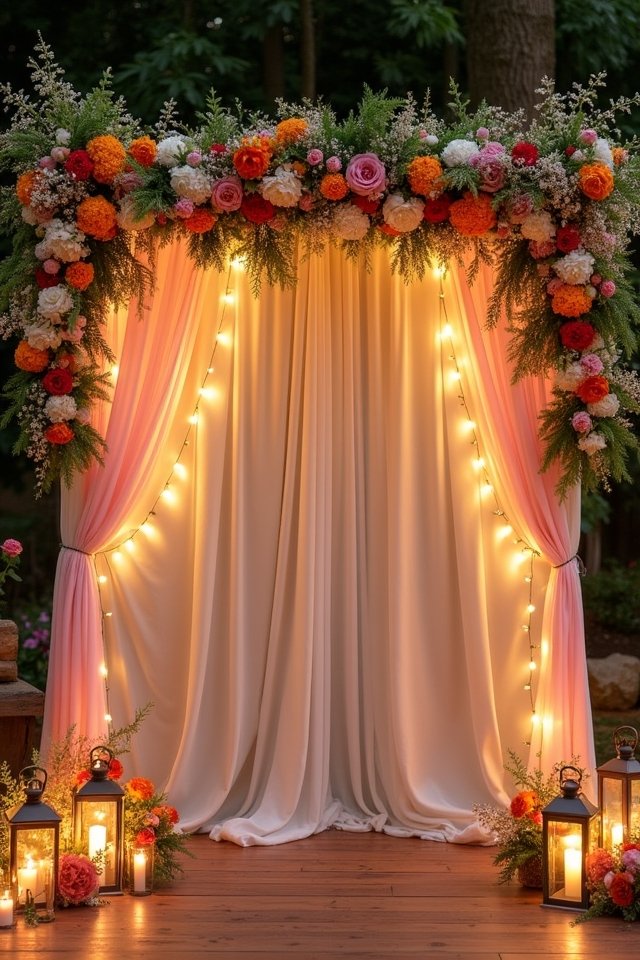 vibrant floral photo backdrops