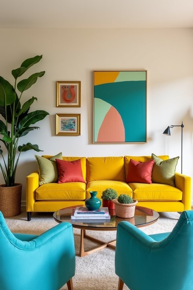 vibrant furniture for personality