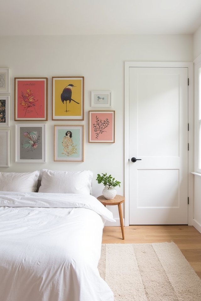 vibrant gallery wall ideas
