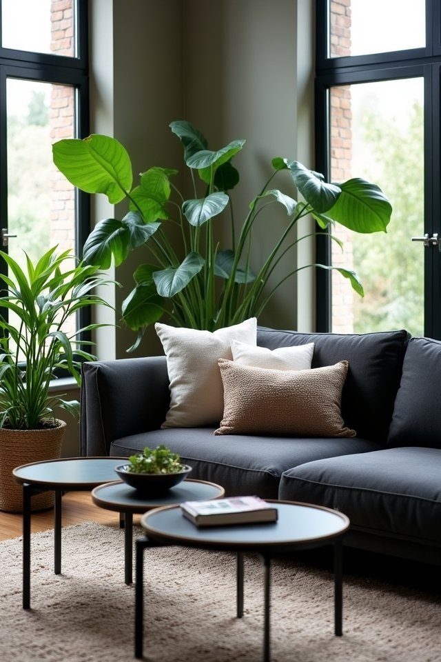 vibrant greenery enhances atmosphere