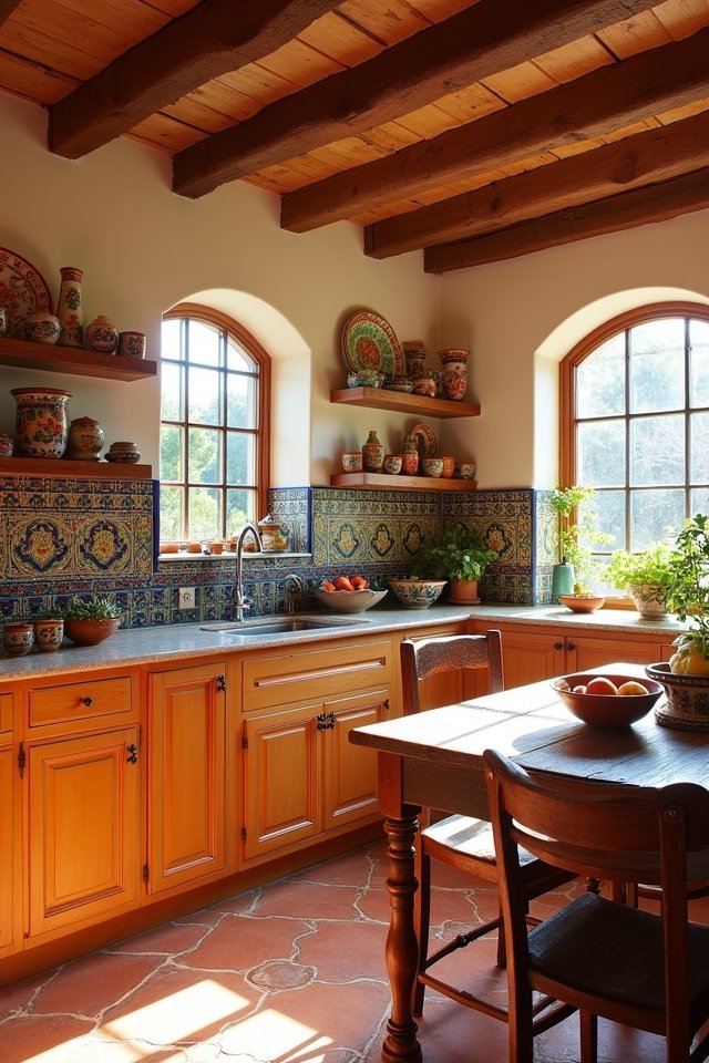 vibrant hand painted ceramics