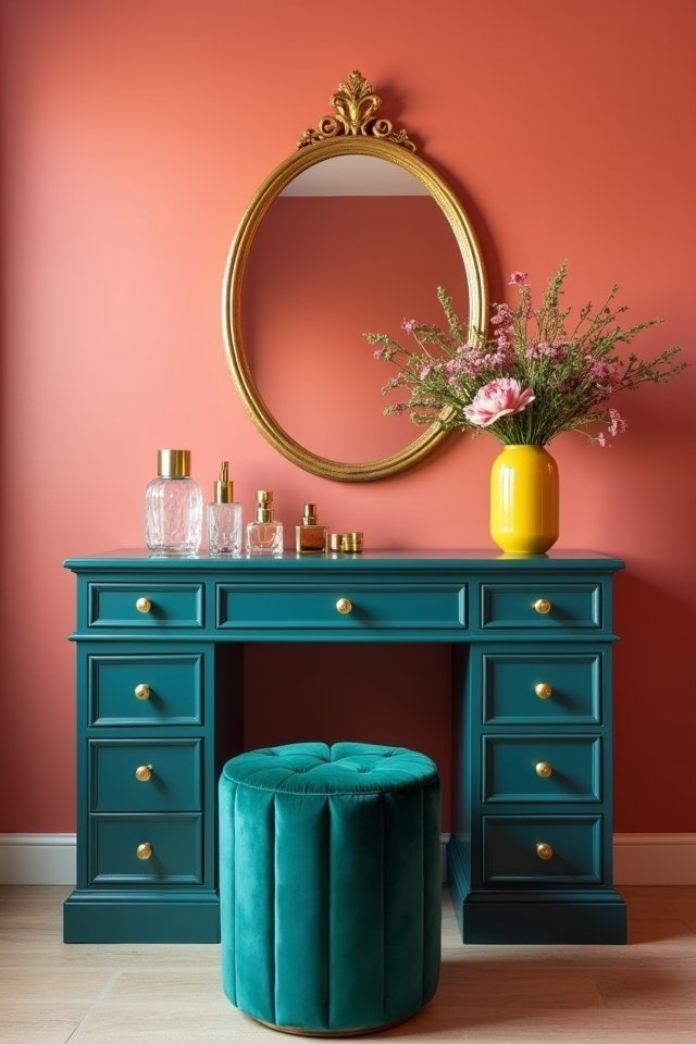 vibrant hues energize space