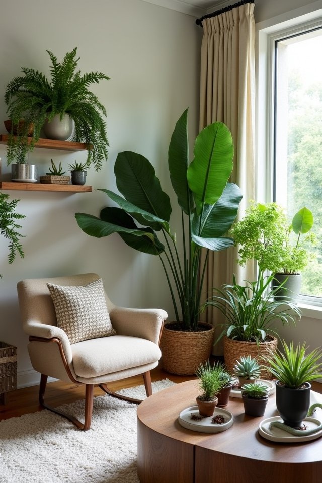 vibrant indoor plant decor