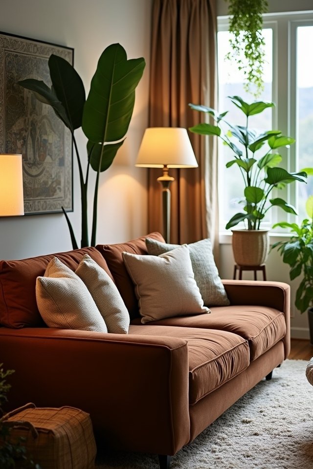 vibrant indoor plant decor