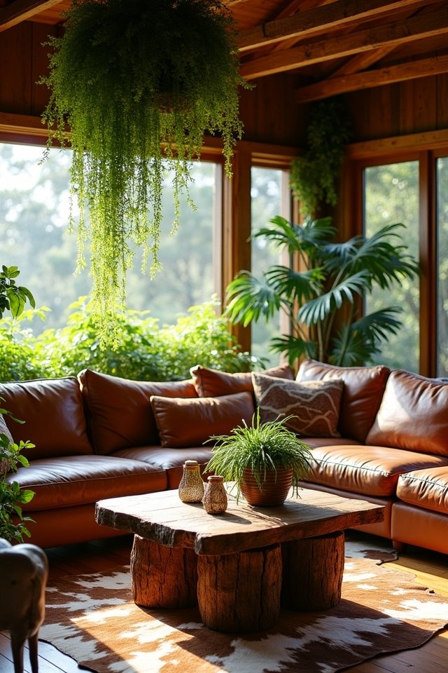 vibrant indoor plant oasis