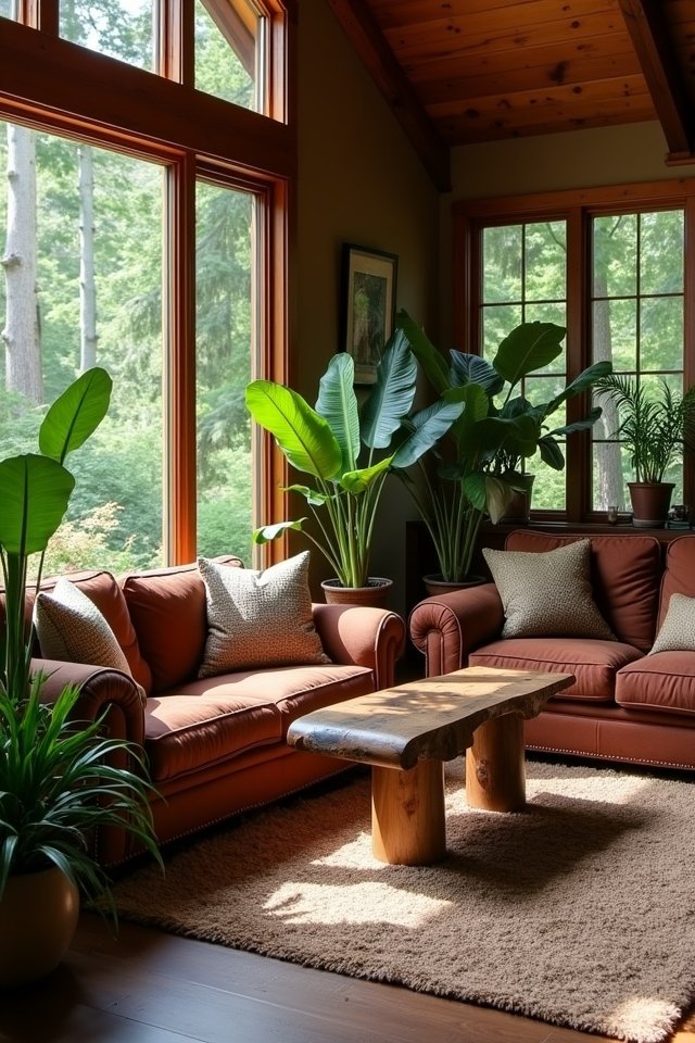 vibrant indoor plant oasis