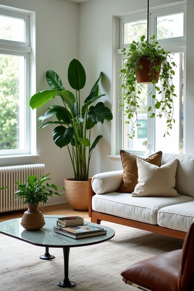 vibrant indoor plant oasis