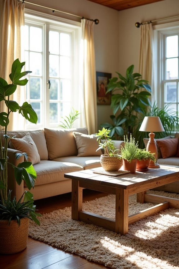 vibrant indoor plant oasis