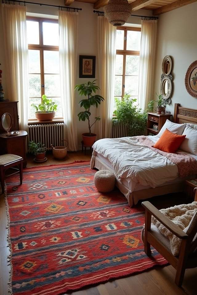 vibrant kilim rug transformation