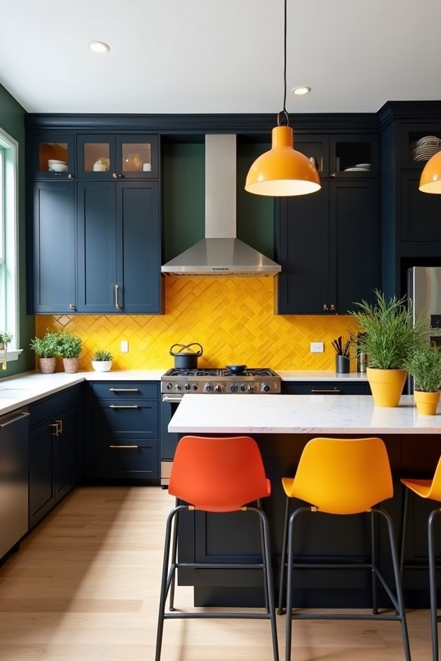 vibrant kitchen color ideas