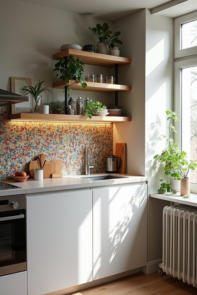 vibrant kitchen splashback ideas