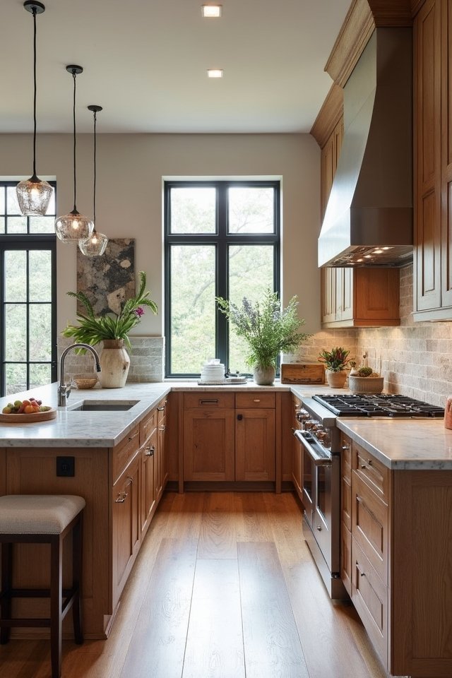 vibrant kitchen texture combinations