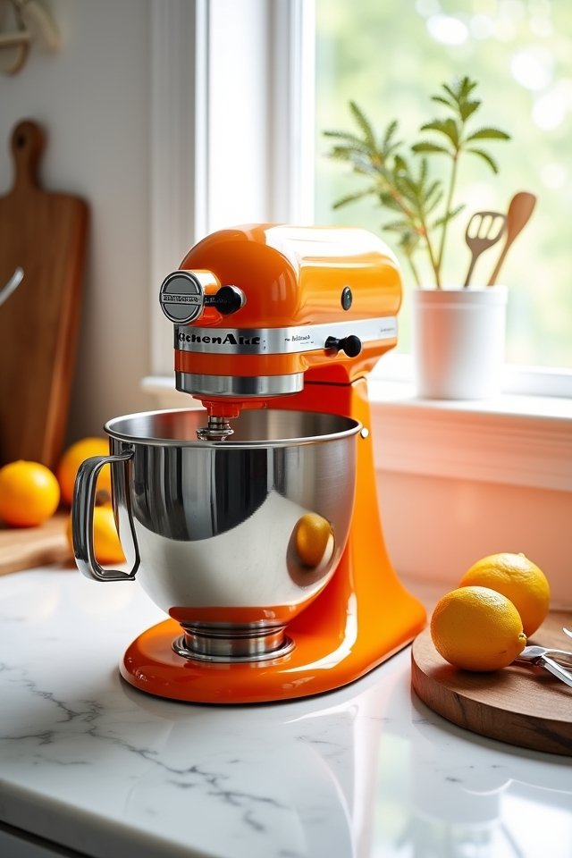 vibrant kitchenaid stand mixer