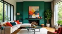 vibrant living room makeover