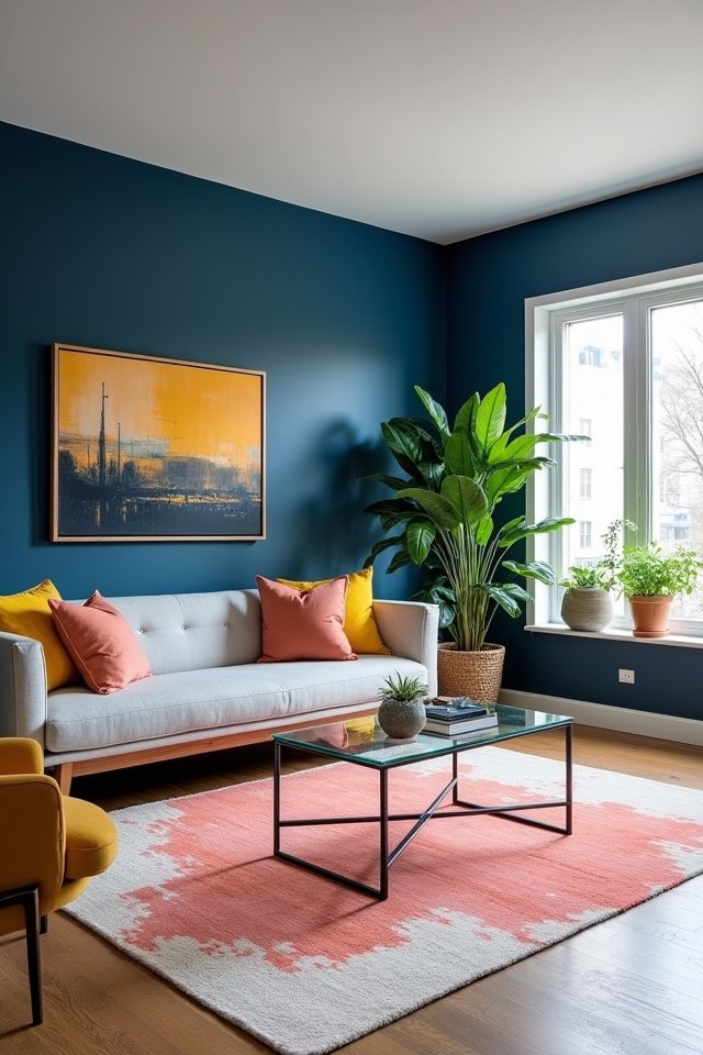 vibrant minimalism for living