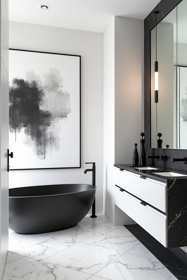 vibrant modern art accents