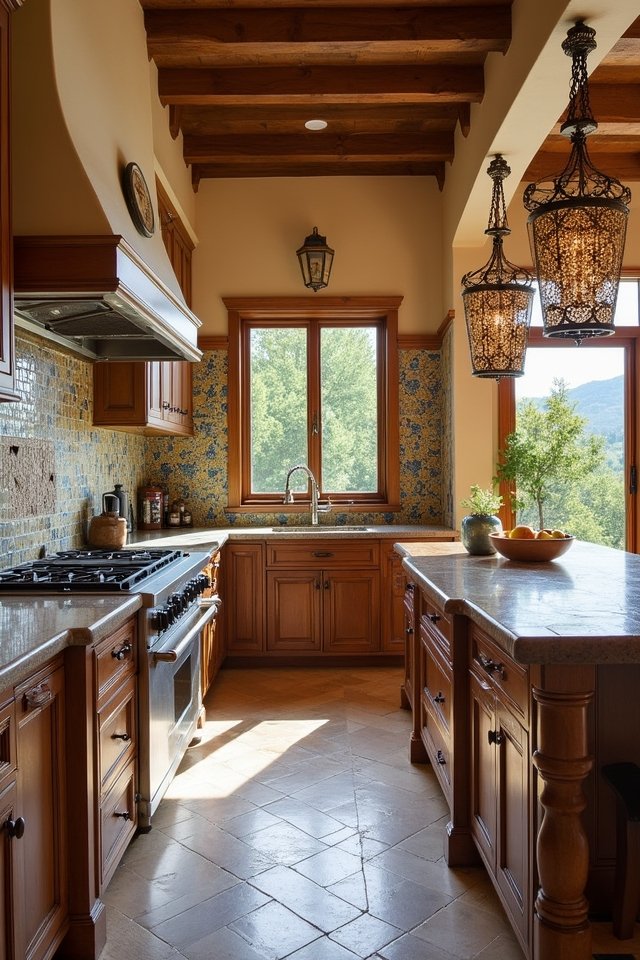 vibrant mosaic kitchen backsplashes