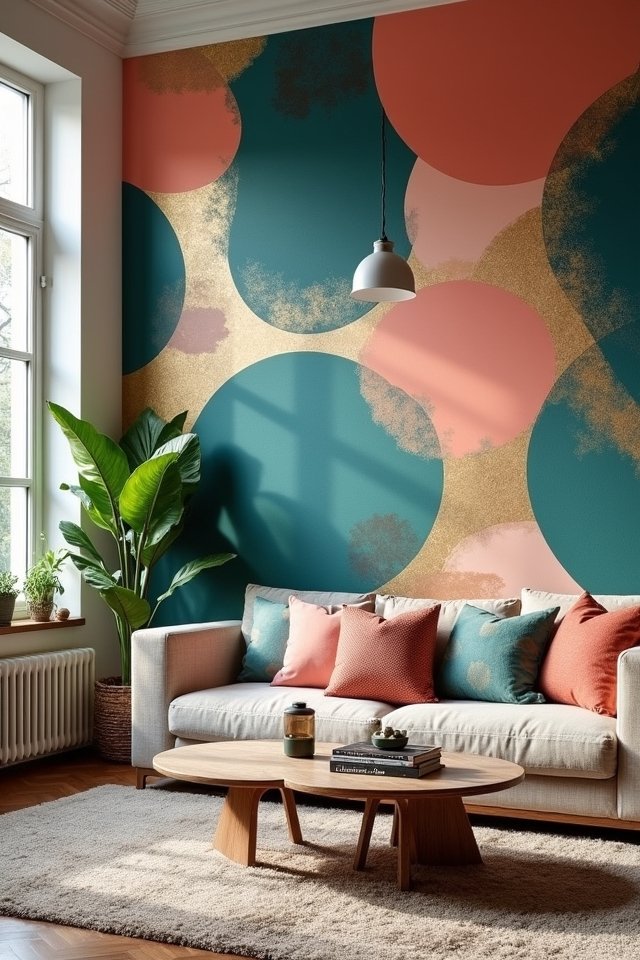 vibrant murals for personality