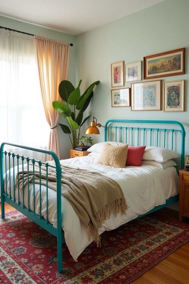 vibrant painted metal frames