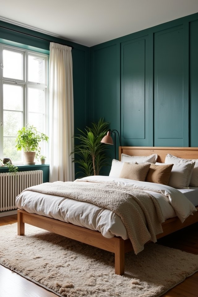 vibrant painted panelling ideas