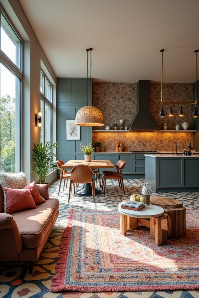 vibrant pattern mixing ideas