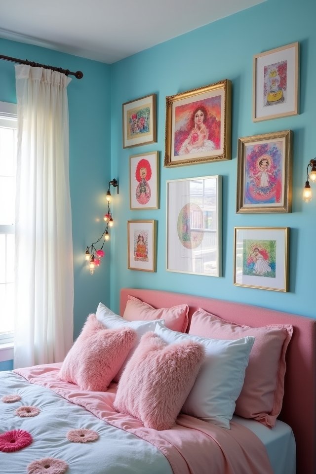 vibrant personal art haven