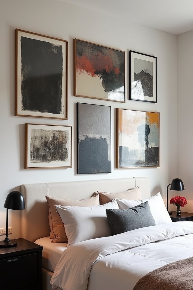 vibrant personalized gallery wall