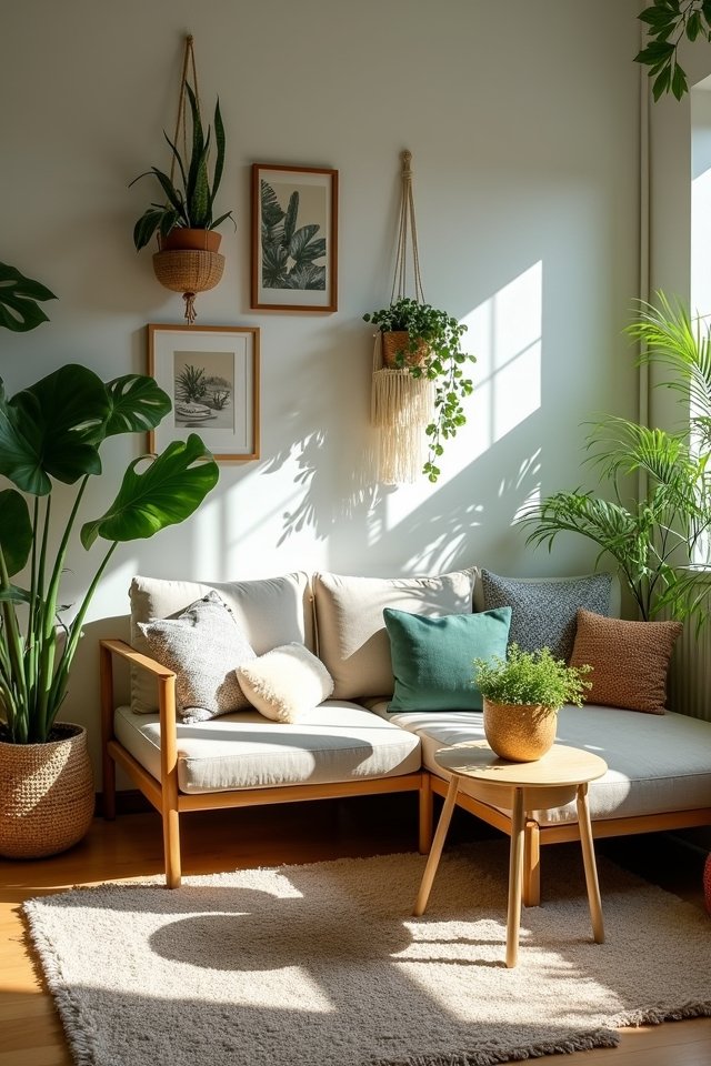vibrant plants enhance decor