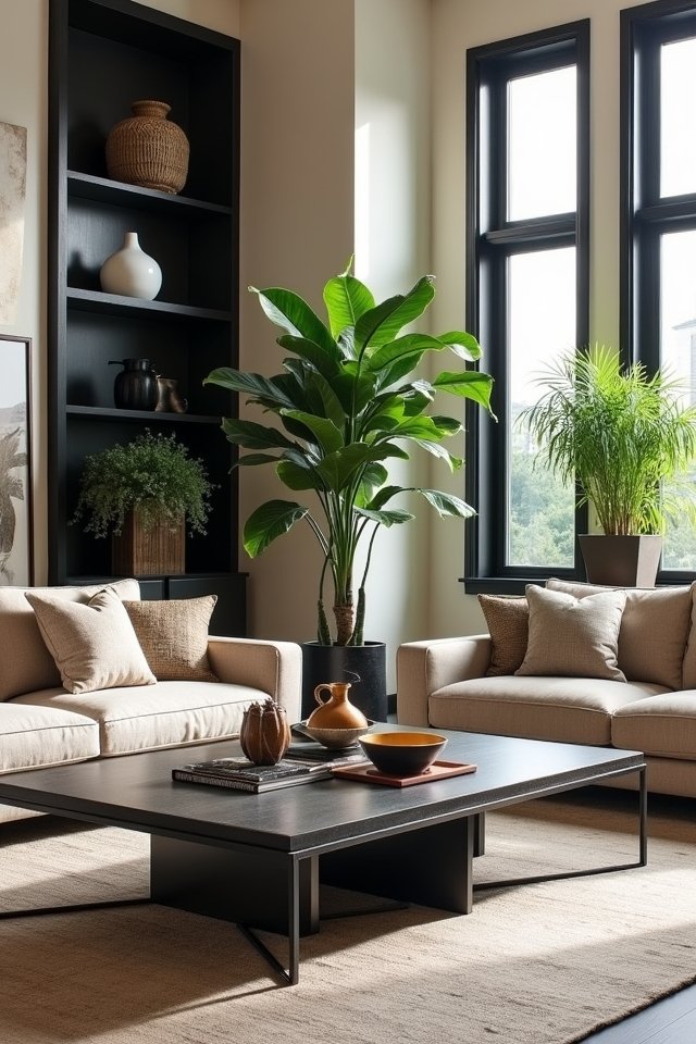vibrant plants enhance decor