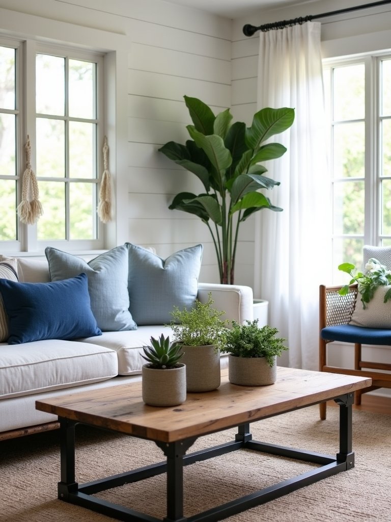 vibrant plants enhance living