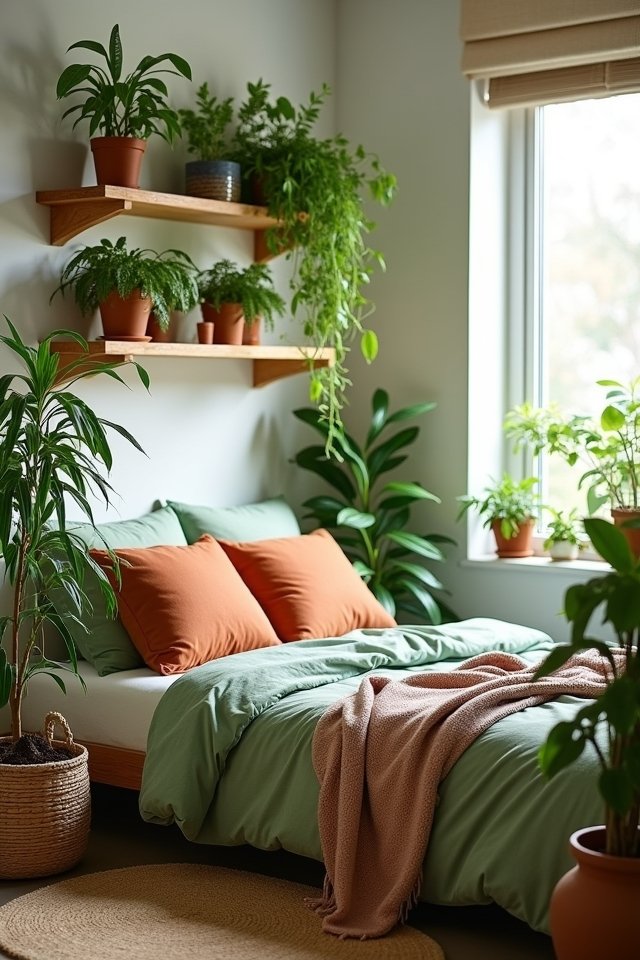 vibrant plants enhance sanctuary