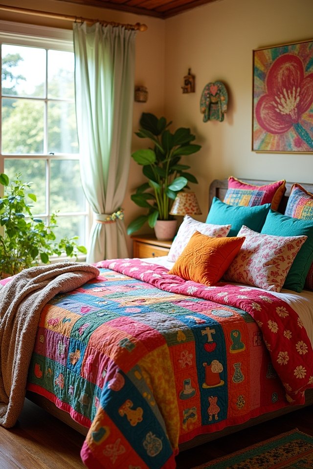 vibrant playful bedding options