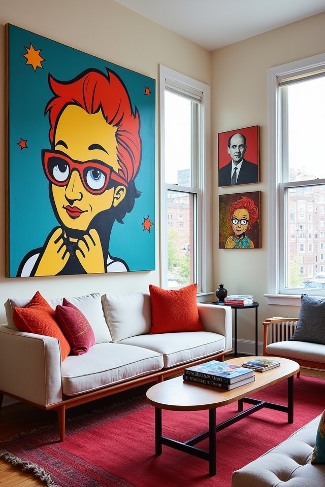 vibrant playful pop art