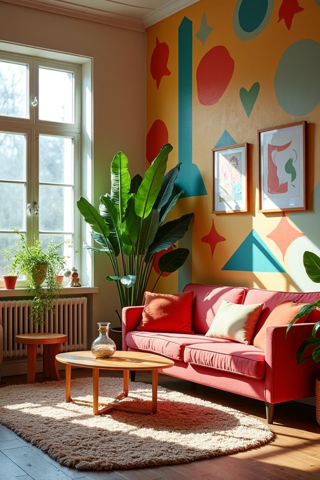 vibrant playful wallpaper designs