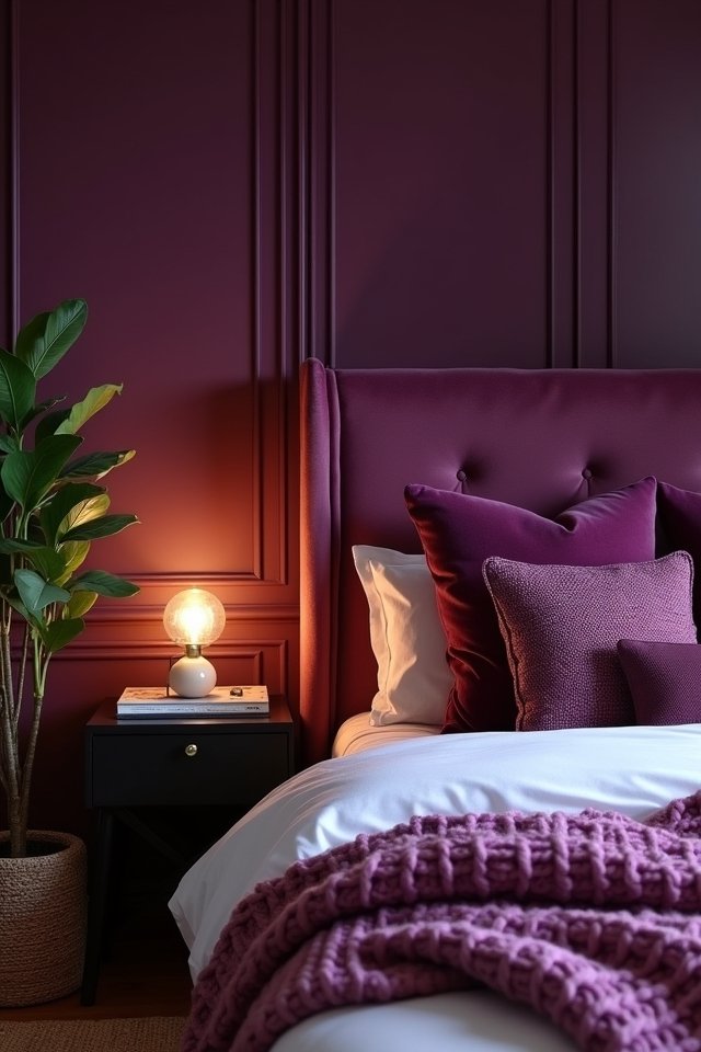 vibrant plum home transformation