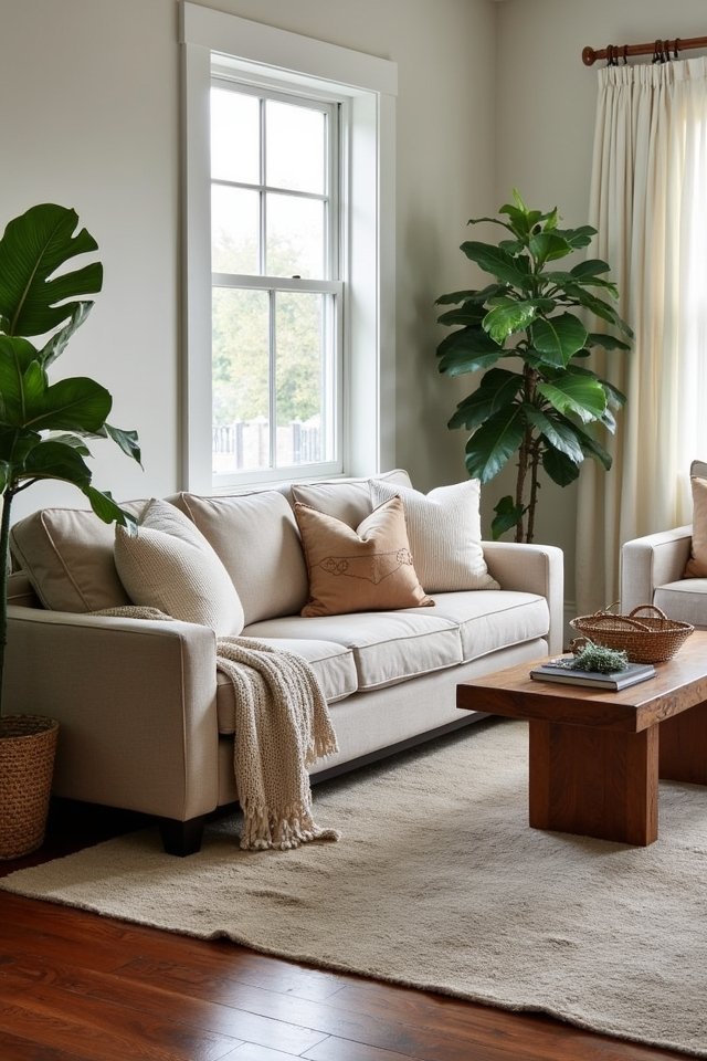 vibrant potted plants enhance