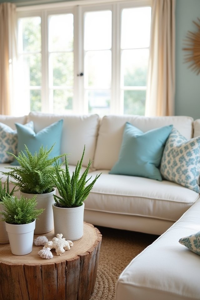 vibrant potted plants enhance