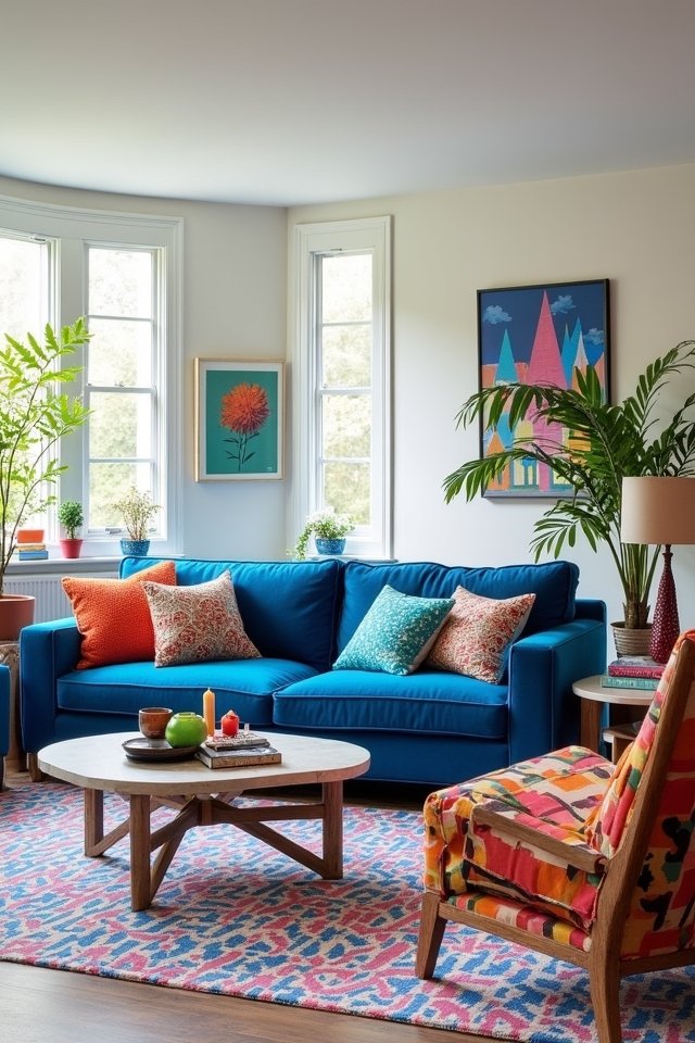 vibrant prints joyful living