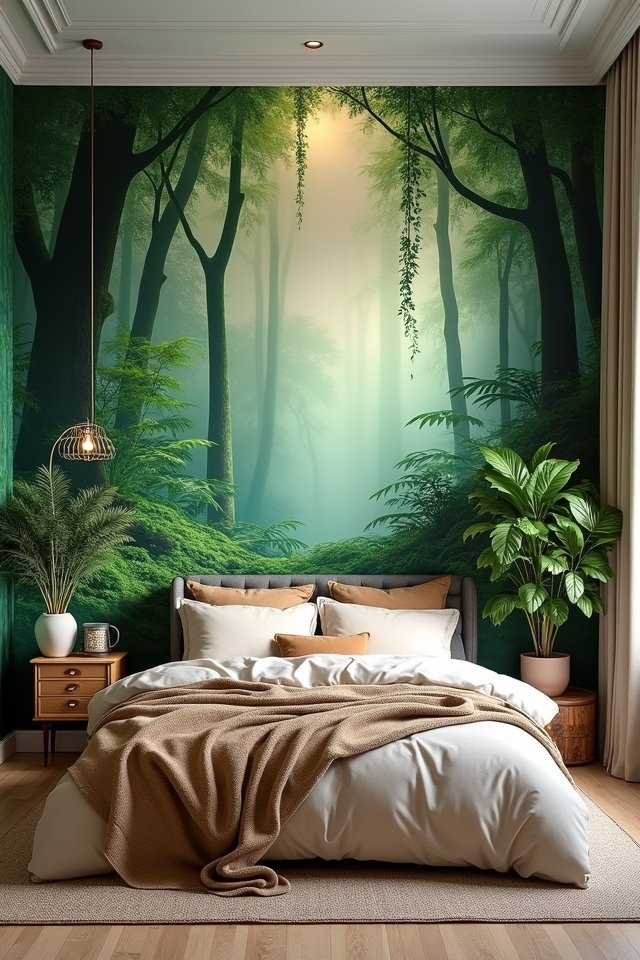 vibrant rainforest calming atmosphere