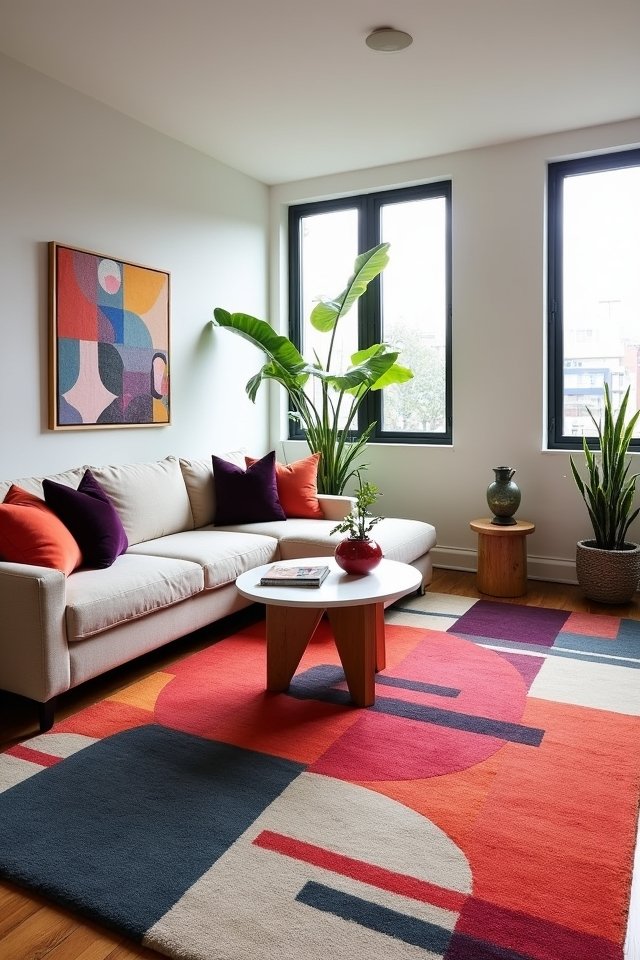 vibrant rugs energize spaces