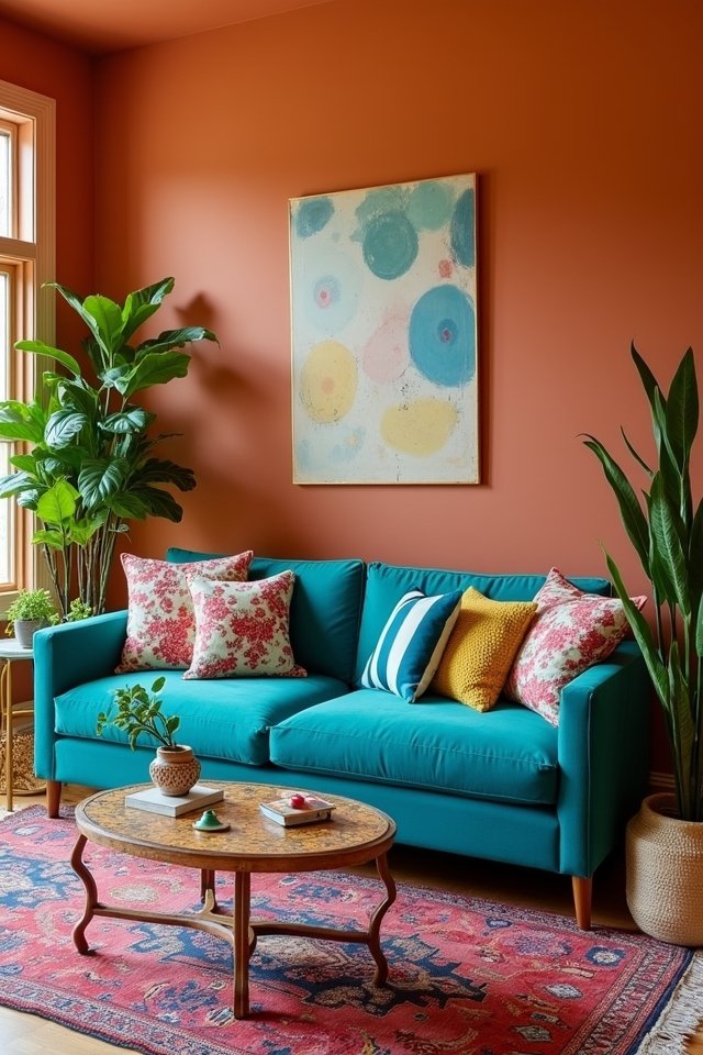 vibrant sofas elevate spaces