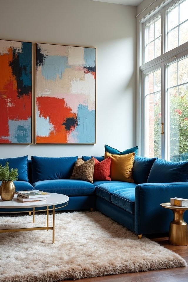 vibrant statement artwork showcase