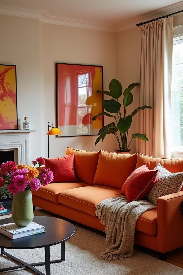 vibrant statement piece arrangements