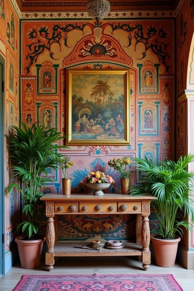 vibrant statement wall art