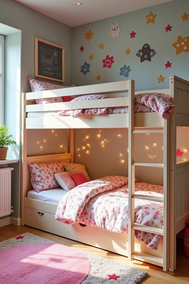 vibrant stylish bunk bed designs