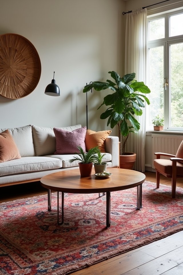 vibrant textured boho rugs