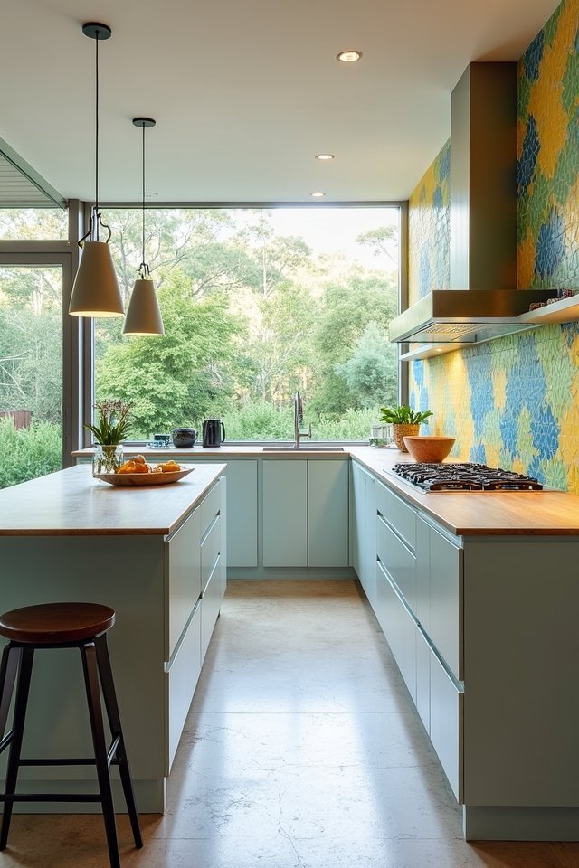 vibrant tiles for kitchens
