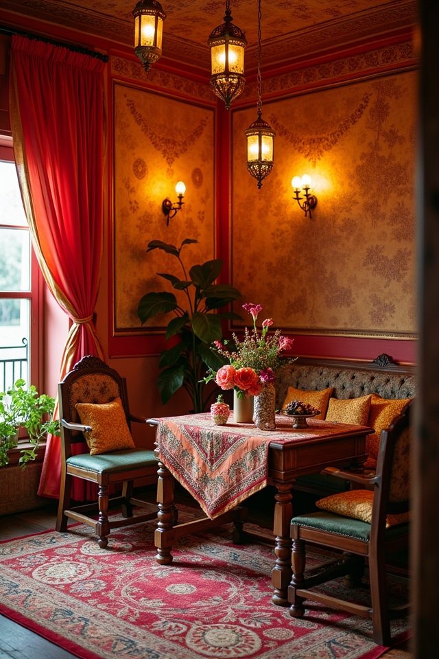 vibrant traditional indian decor