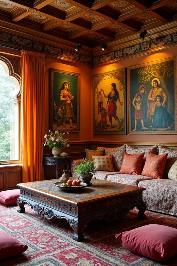 vibrant traditional indian paintings