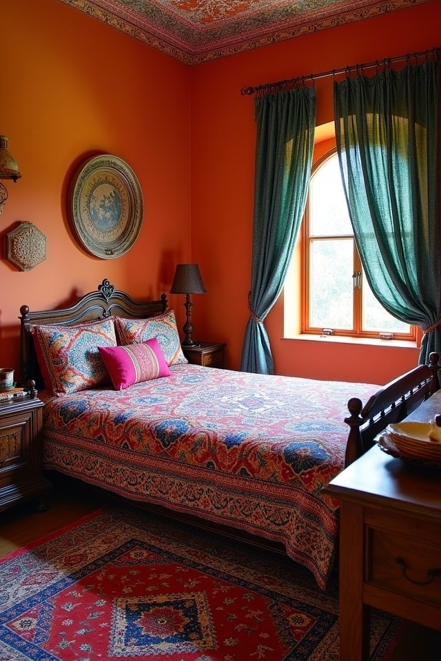 vibrant traditional patterns decor